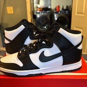 Nike high panda dunks